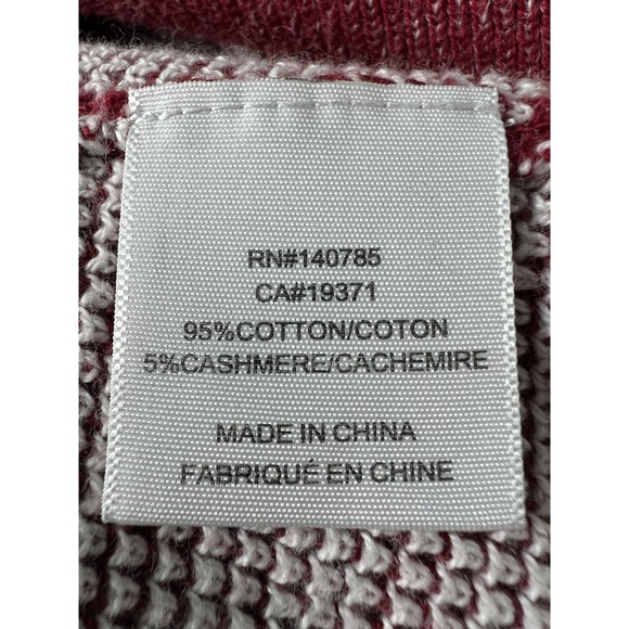 BROCHU WALKER Luxury Red Cashmere Blend Sweater Size XS Side Zip Detail - Picture 5 of 8